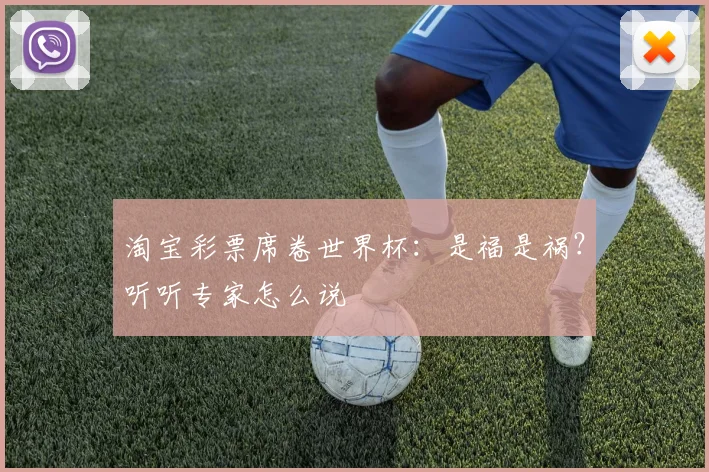 淘宝彩票席卷世界杯：是福是祸？听听专家怎么说